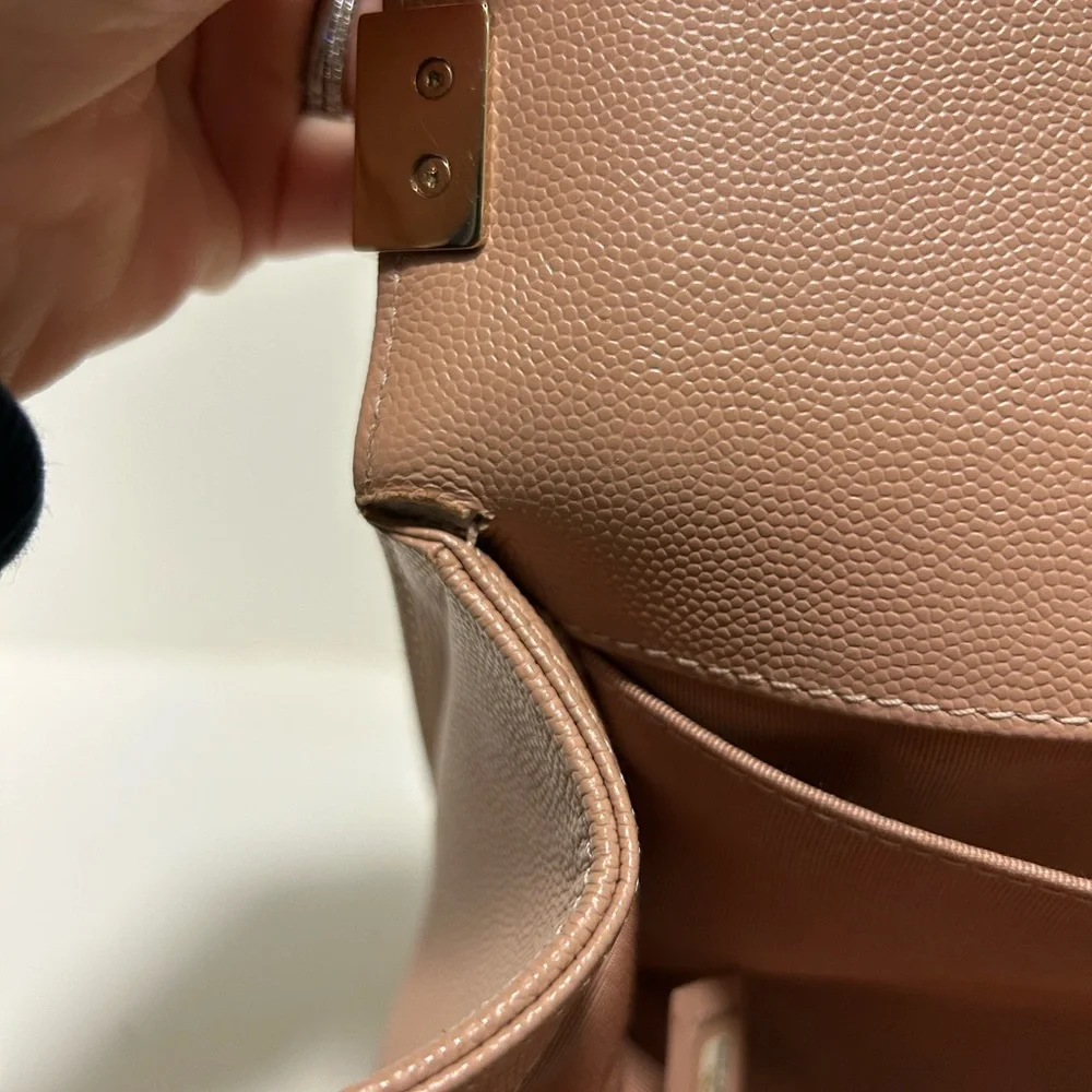 SOLD PRIVATE
Chanel Le Boy Old Medium Light Gold Hardware - Picture 6 of 16